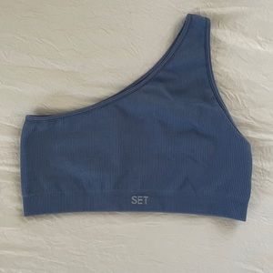 SET Active one shoulder bra in Pluto